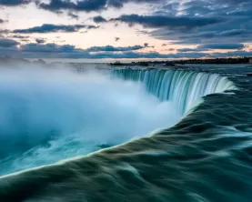 See the mighty Niagara Falls