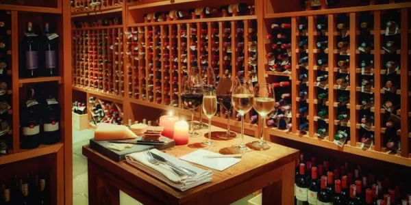 Bungaraya Island Resort - wine cellar