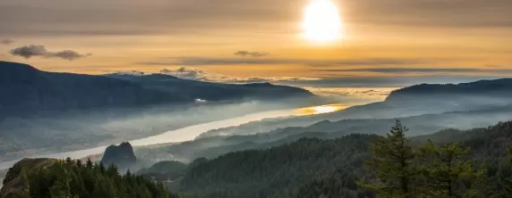 View the stunning Columbia River Gorge