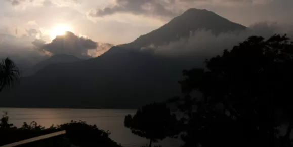 Lake Atitlan at Evening