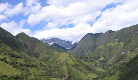 Panorama view in Ecuador