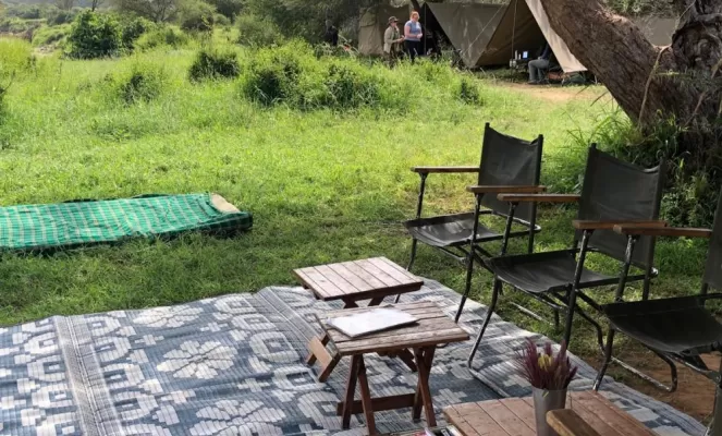 photo of the Camp for Karisia Walking Safari
