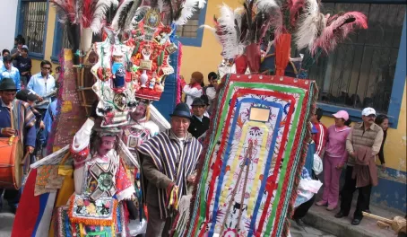Corpus Christi Festival in Pujili, Ecuador