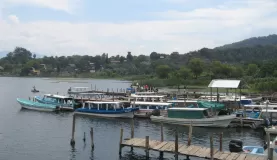 The pier at Santiago