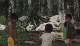 Local Mayan boys playing near Semuc Champey