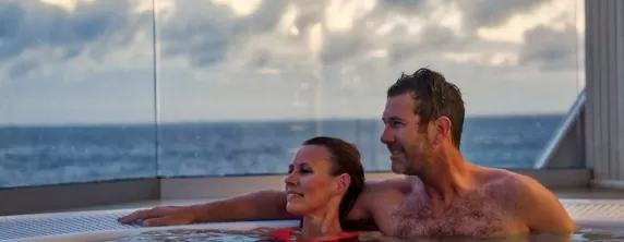 Relax in the jacuzzi onboard MS Polarlys