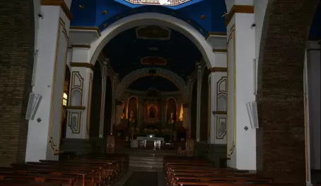 Inside the Church of the Virgin of the Miners