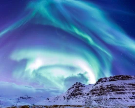 The Northern Lights, Kirkjufell Iceland