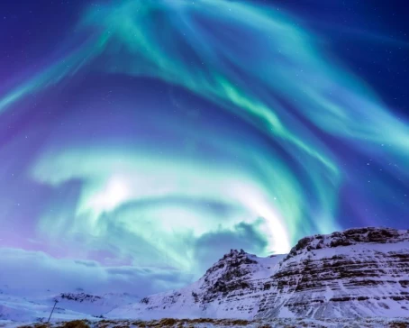 The Northern Lights, Kirkjufell Iceland