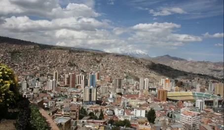 La Paz and their fabulous futebol stadium