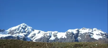 roadside view of a glacier