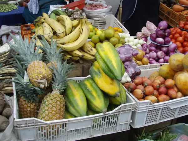 Fresh fruit in the Otavalo Market