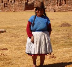 Potato Lady in Chinchero