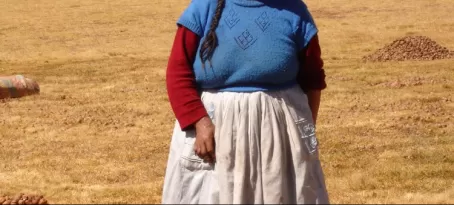 Potato Lady in Chinchero