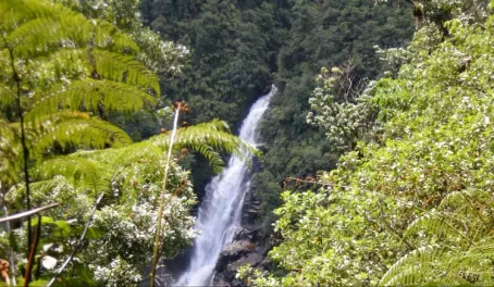 View of Chilasco Falls - the photo doesn\'t show its beauty 