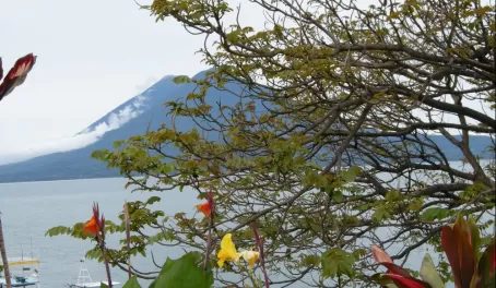 View of  Lake Atitlan from Panajachel.