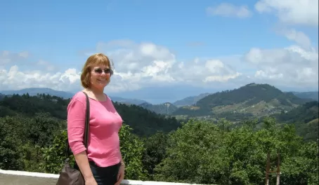  Sheree and Lake Atitlan lookout