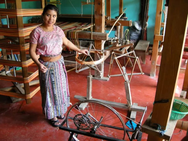 First weaving co-op we visited 