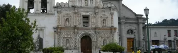 Church in Xela's main square