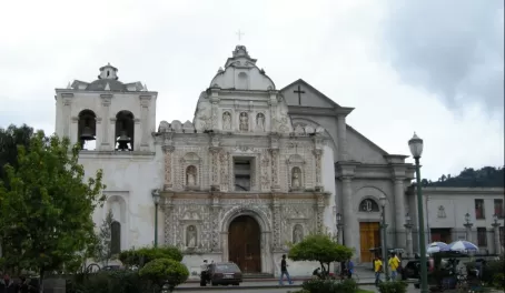 Church in Xela's main square