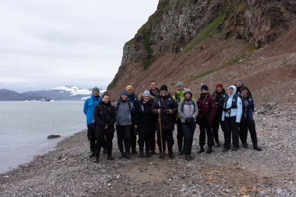 Group photo in Svalbard