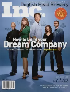 Brian on the cover of Inc. Magazine