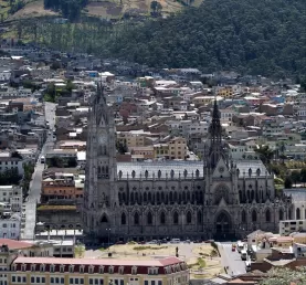 View of Old Town, Quito