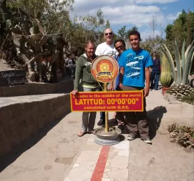 On the Equator in Quito