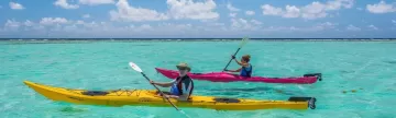 Sea Kayaking at Belize Barrier Reef