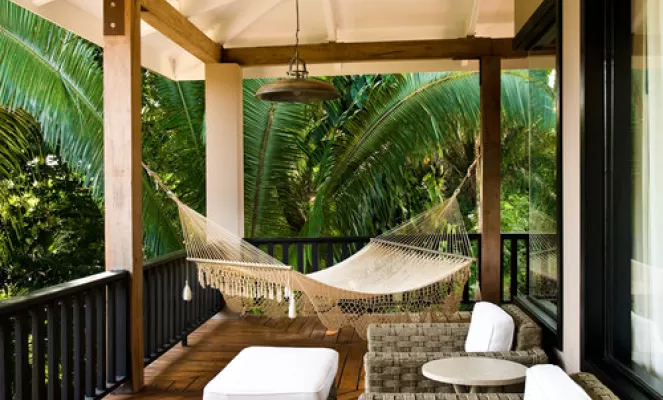 Signature Canopy Suite's well-designed veranda.