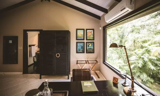 Jungle Suite's Livihng room