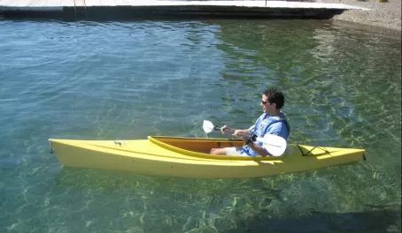 Ryan takes out a kayak