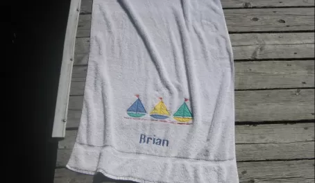 Brian\'s boyhood towel