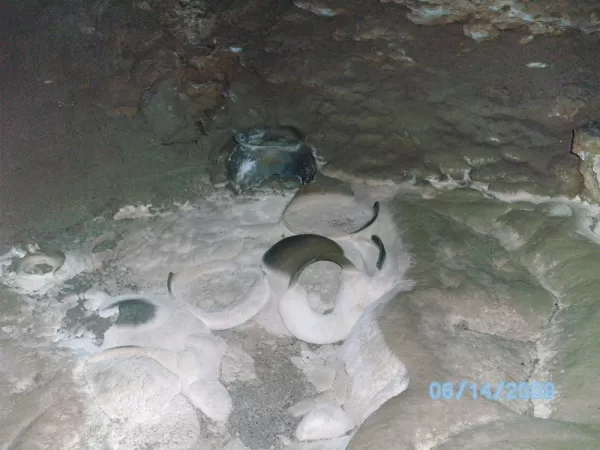 More pottery in the Cathedral of the ATM cave