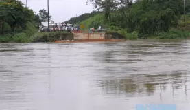 The bridge that washed out during last year\'s flooding
