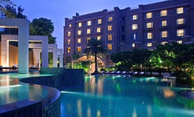 Hotel Swimming Pool Area