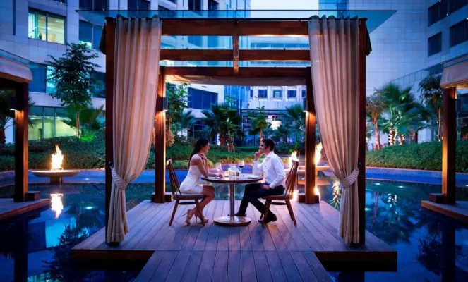 Hotel Outdoor Dining Area