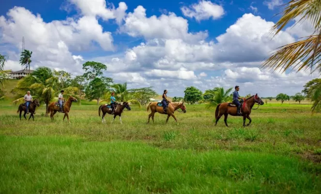 Chan CHich Horseback riding activity