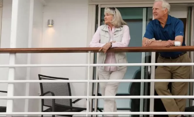 Enjoy the balcony in select cabins