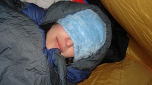 Getting a little shut-eye in Antarctica