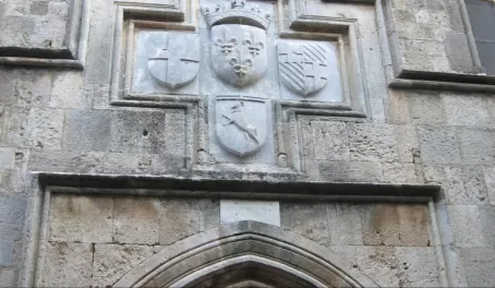 Coat of Arms for one of 7 Crusader nationalities in Rhodes