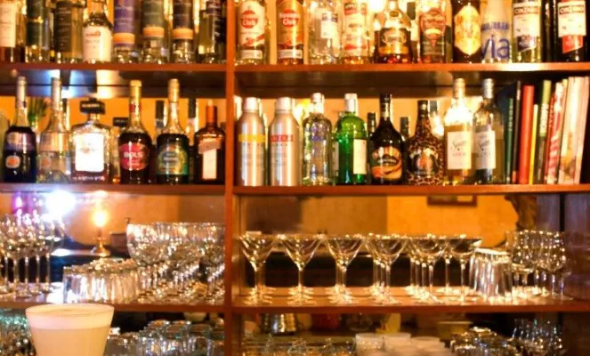 Wine and Liquor selection
