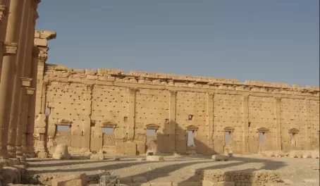 Palmyra temple doorways