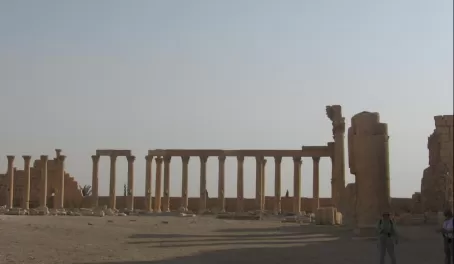 Palmyra temple columns