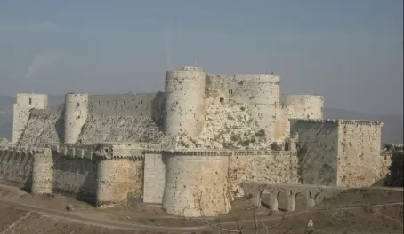 The crusader's castle fortress