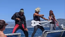 Musical entertainment snorkeling boat Puerto Vallarta