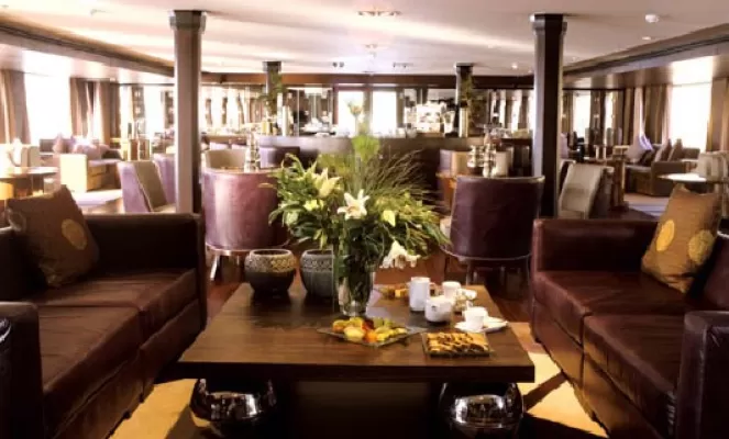 Linger over afternoon tea in the Lounge