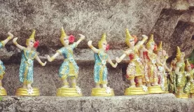 Traditional Cambodia dancer dolls