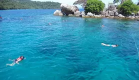 Snorkeling off Koh Lanta