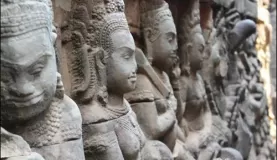Walls of Angkor Wat, Cambodia
